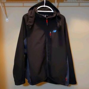 New Balance Polyester Lightweight Jacket w/ hoodie